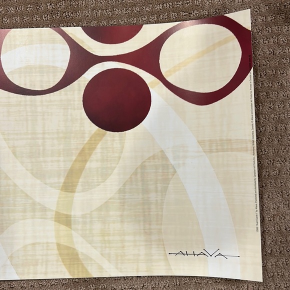 Mid mod Avant- garde ll poster#2 - by AHAVA. Unframed poster 12 x 36 printed - Picture 7 of 7